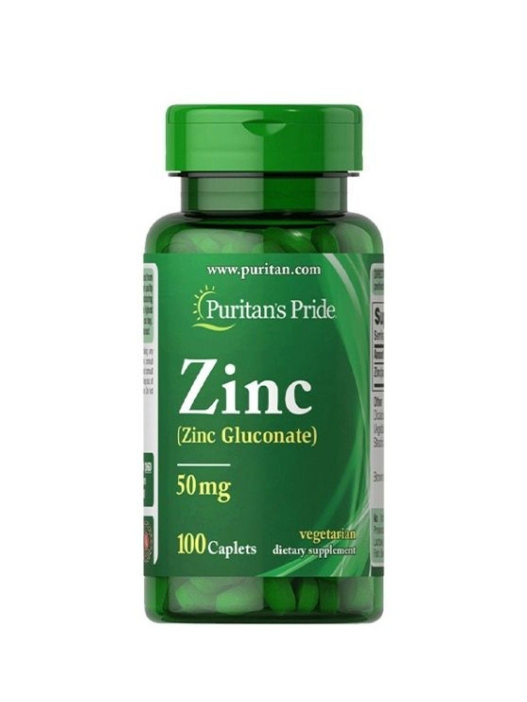 Puritan S Pride Zinc 50 Mg 100 Tablets Edamama